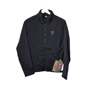 Rossignol Jacket Womens Med Black Opside Primaloft Water Repellent Full Zip NEW